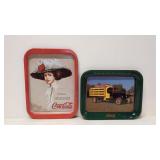 2 Coca Cola Trays