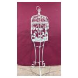 Iron Bird Cage on stand