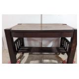 Antique Oak Library Table