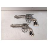 Vintage 1950s Hubley Texan Jr. Cap Guns