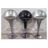 (3) Modern Adjustable bar stools