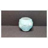 Fenton Ice Blue satin Case Glass Bowl / vase