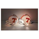 Two University Tennessee Vols Football helmet ligt