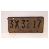 1931 New York License Plate