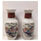Pair Satsuma Vases