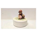 Vintage Goebel Chick Girl covered Box III / 57