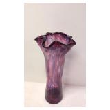 Hand Blown Art Glass Vase