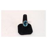 .925 Ring with Turquoise color stone