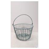 Vintage Wire Farm Basket