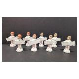 (8) Vintage German Porcelain Place Card Holders