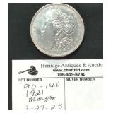 1921 Morgan Silver Dollar