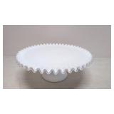 Fenton white silvercrest pedestal cake stand
