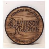 Davidson reserve - Pennington Distilling wood sign