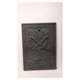 Antique Cast Iron Fireplace Cover