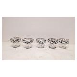5 Silver Overlay sherberts