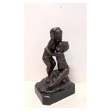 Vintage Bronze on marble sculpture