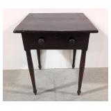 Primitive 1 drawer pegged 2 board top table
