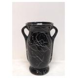 Vintage McCoy Spiderweb Dizzle Ceramic Vase