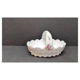 Vintage Westmoreland Milk Glass Basket