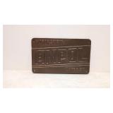 Cast Iron AmPol motor Oil Sign