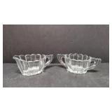 Heisey Cristolite Creamer and sugar