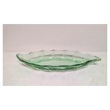 Heisey Green Celery dish