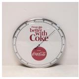 Coca Cola 12' diameter Thermometer