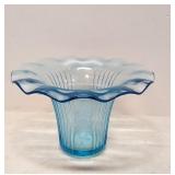 Anchor Hocking Blue Mayfair Sweet Pea Vase