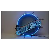 Blue Moon Neon Sign