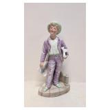 Gebruder Hauback bisque Paperboy Figurine