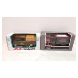 two Ace hardware Die Cast Truck Banks