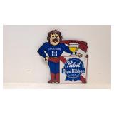 Porcelain Pabst Blue Ribbon Beer Sign