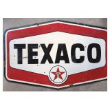 Porcelain Hexagon Texaco 60' sign