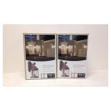 (2) outdoor Ashmore Cobblestone Porch lanterns