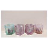 (4) Fenton Vulcan Candle Holders