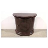 Vintage Demilune Console cabinet