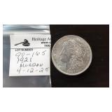 1921 Morgan Silver Dollar