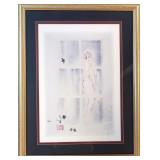 Louis Icart framed print ' Chilly One'
