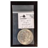 1921  Morgan Silver Dollar