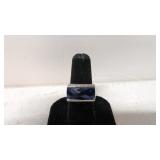 .925 Blue Sapphire Ring