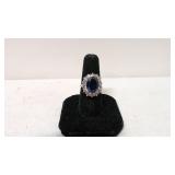 .925 Blue Sapphine ring