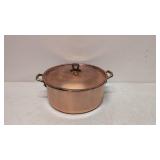 Copper Casserole with lid