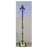Vintage Uranium trim Brass Post  floor lamp