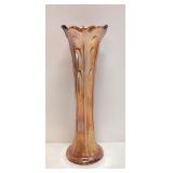 Carnival glass marigold vase
