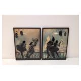 Two Vintage Convex Silhouettes