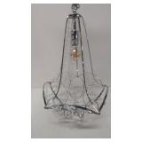 Chrome & Glass prisms chandelier