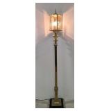 Outside Brass post light