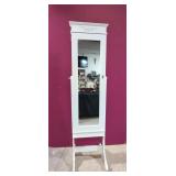 The Design House Cheval Mirror jewelry Amoire