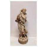 Vintage Hip Moreau Statue Chalkware