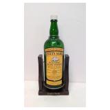 Cutty Sark Scotch Whiskey Bottle on stand